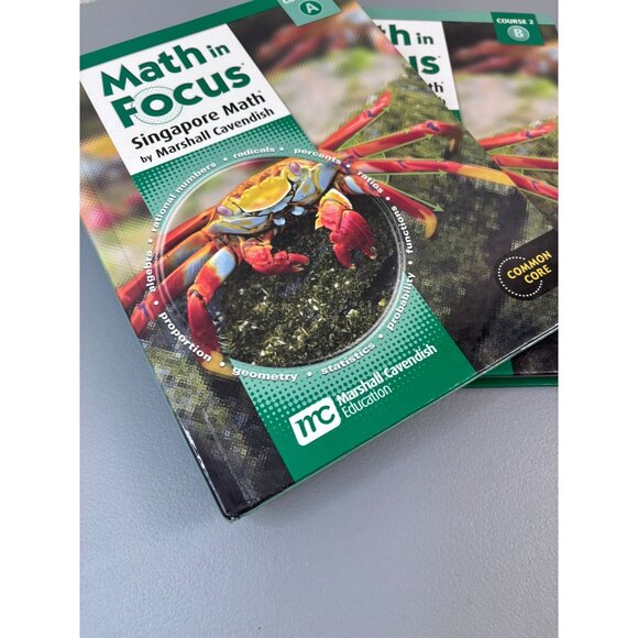 Marshall Cavendish course 2 A&B Focus in math Singapore math lot of 2 books - Picture 2 of 6